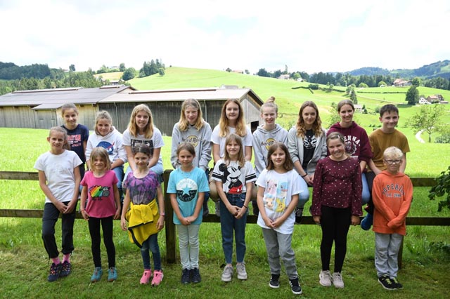 Die Kinder der Jugendriege Eiken Foto: zVg