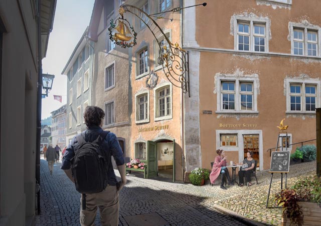 So könnte das neue Museum aussehen: Entwurf für die Weiterentwicklung. Visualisierung: Joe Rohrer