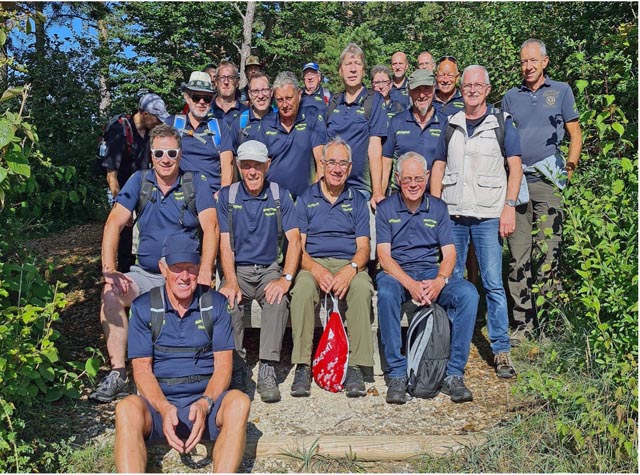 Die Männerriege Oeschgen ging auf Reisen. Foto: zVg