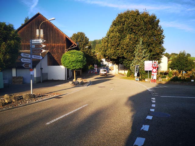 Die Kantonsstrasse zwischen Zeihen und Herznach wird für zwei Wochen komplett gesperrt. Foto: zVg