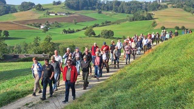 Die Bannwanderer sind unterages. Foto: André Bisig