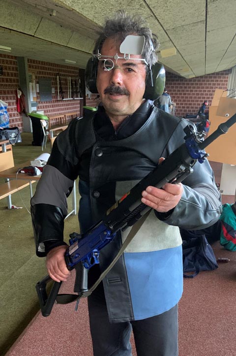 Thomas Freiermuth, SV Zeiningen, der das beste Resultat mit dem Gewehr geschossen hat. Foto: zVg