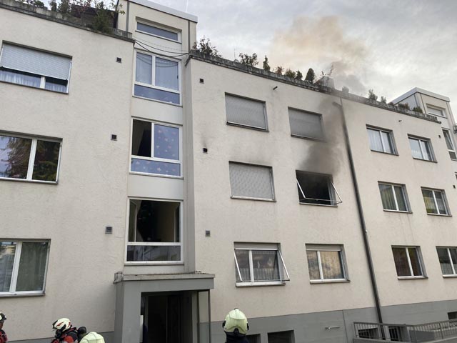 Eine brenende Bratpfanne löste den Feuerwehreinsatz aus. Foto: Polizei