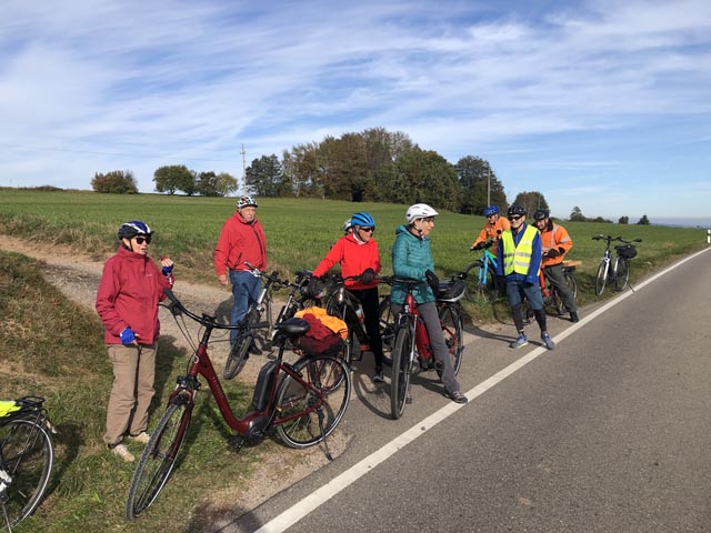 Die Gruppe Geniesser tourte mit dem Velo in den Hotzenwald. Foto: zVg