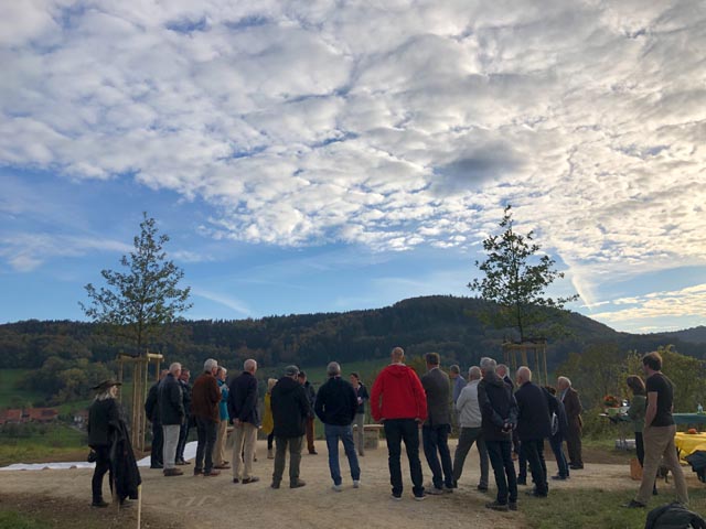 25 Jahre nach Eröffnung der N3 wurde der Rettung des Sagimülitälis gedacht. Foto: Anina Riniker