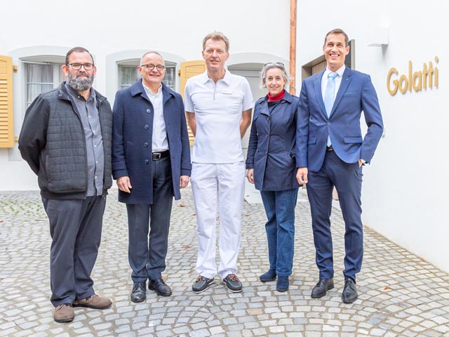 Von links: R. Studer, H. Hilfiker, M. Béchir, A. Cavegn, M. Meier. Foto: zVg