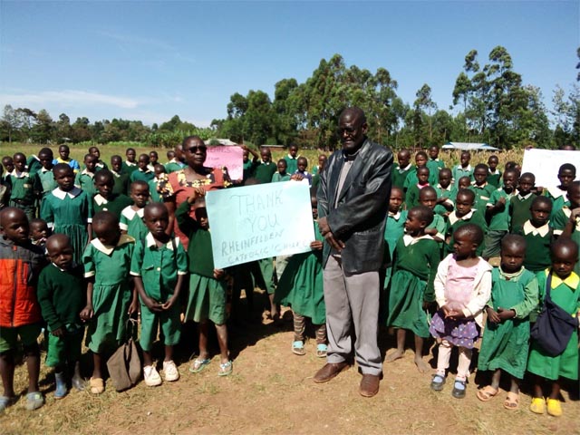Dankesbotschaft aus Kenia. Foto: zVg/Marcel Hauri