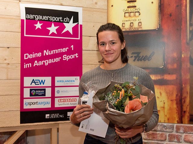 Olivia Roth (Rudern, 1. Platz) wurde mit dem NewComer-Award 2021 ausgezeichnet. Foto: © Marcel Habegger