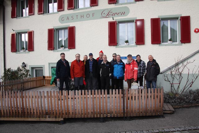 Die Rheinfelder Männerchörler unternahmen ihren traditionellen Bözerbummel. Foto: zVg