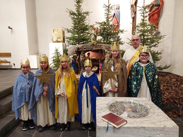 Die Zeiher Sternsinger. Foto: zVg