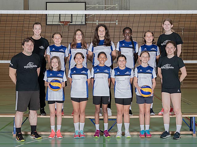 Die U13 von Volley Möhlin. Foto: zVg