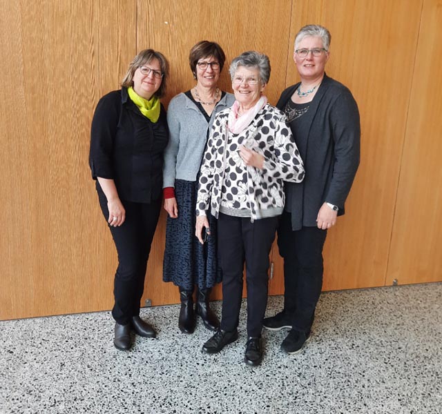 Monika Haas, Cécile Schmid, Vreni Meier, Judith Treier (von links). Foto: zVg
