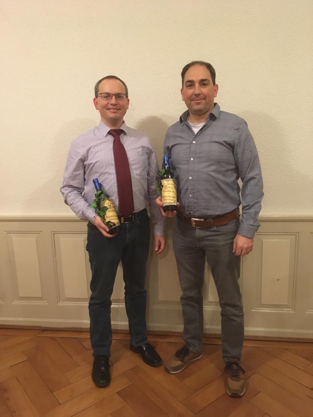 Stefan (links) und Andreas Hasler wurden zu kantonalen Veteranen ernannt. Foto: zVg