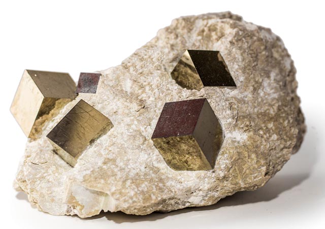 Pyrit aus Navajun, Spanien, natürlich gewachsen!. Foto: zVg