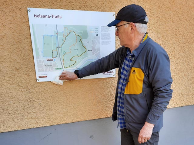 Der Trailverantwortliche des Gesundheitsforums Rheinfelden, Ueli Urwyler. Foto: zVg