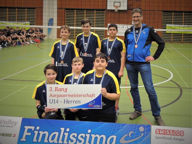 3. Rang für die U14 an der Aargauer Meisterschaft 2022. Foto: zVg