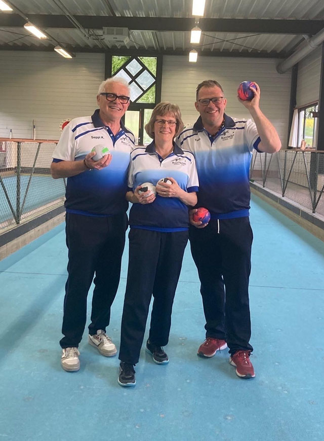 Bild (v.l.): Seppi Kym, Christina Wyrsch und Tobi Schürch. Foto: zVg