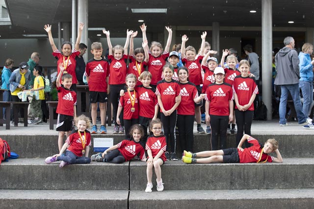 Die jüngsten Teilnehmer und Medaillengewinner Foto: zVg