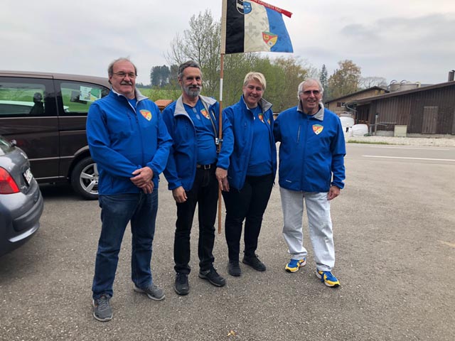 Beat Heiniger, Walter Frey, Sonja Vögele und Hans-Peter Kurzbein (von links). Foto: zVg