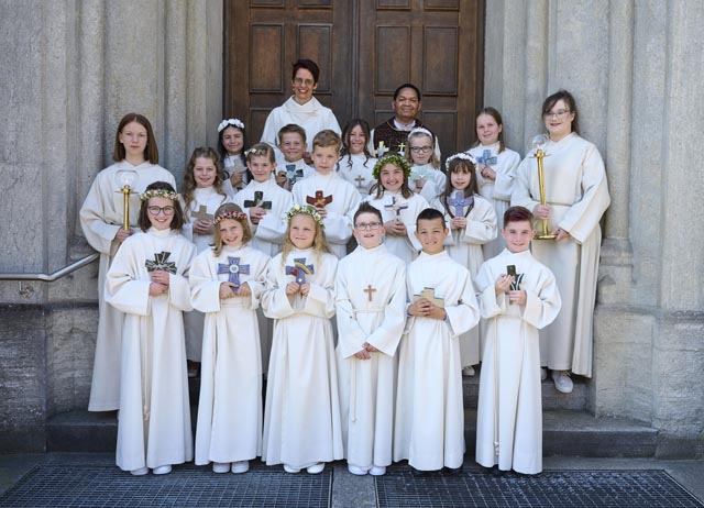 Die Erstkommunikanten von Eiken. Foto: zVg