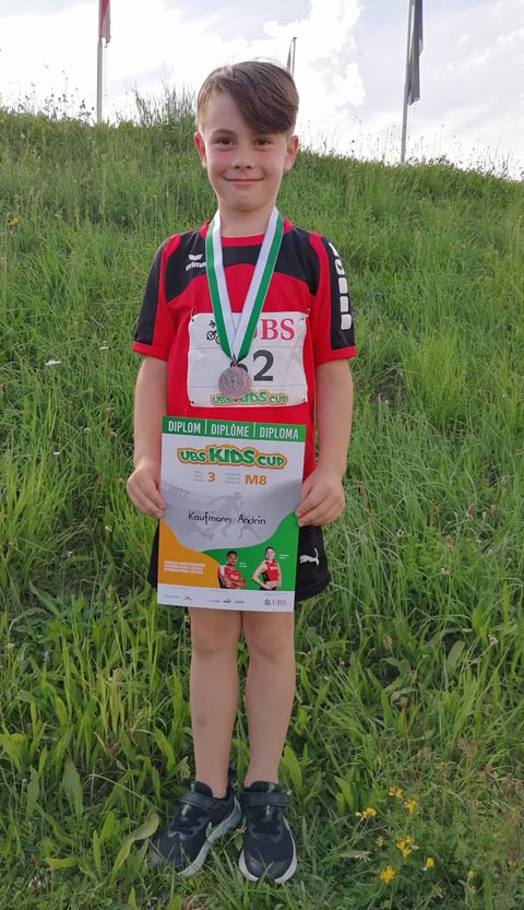 Bronzemedaille für Andrin Kaufmann. Foto: zVg 