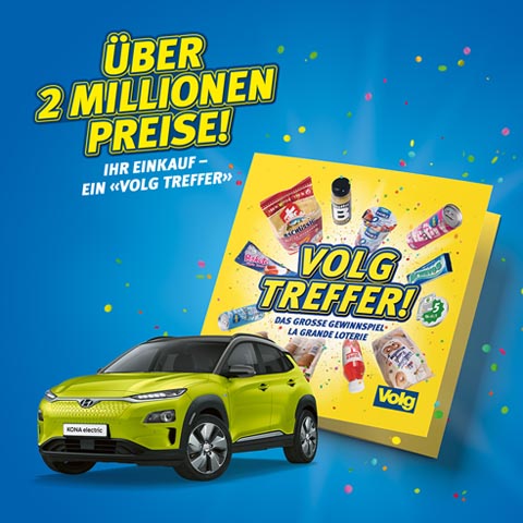 Verlockende Preise winken beim Gewinnspiel von Volg. Foto: zVg