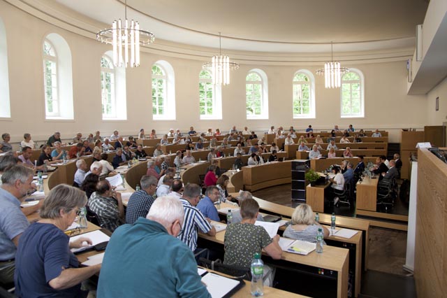 Gestern Mittwoch tagte das Parlament der Römisch-Katholischen Landeskirche des Kantons Aargau im Grossratssaal in Aarau. Foto: zVg