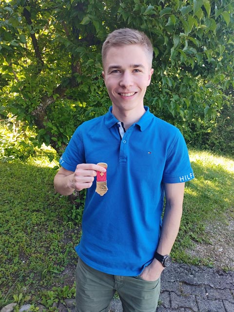 Platzsieger 300 m Gewehr: Etienne Frey. Foto: zVg