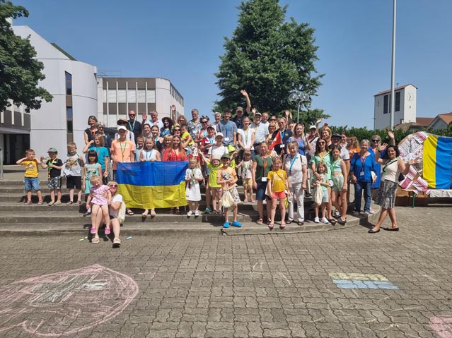 Bunt ging es zu beim Flüchtlingstag in Möhlin. Foto: zVg
