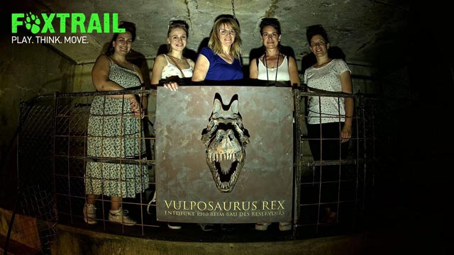 Wenn alle Rätsel gelöst sind, gibt's zum Schluss ein Gruppenbild. Foto: Foxtrail