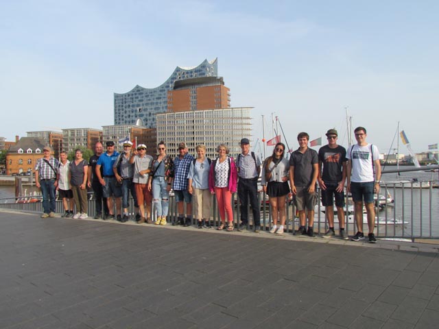 Die Jubiläumsreise führte die MGWO nach Hamburg. Foto: zVg