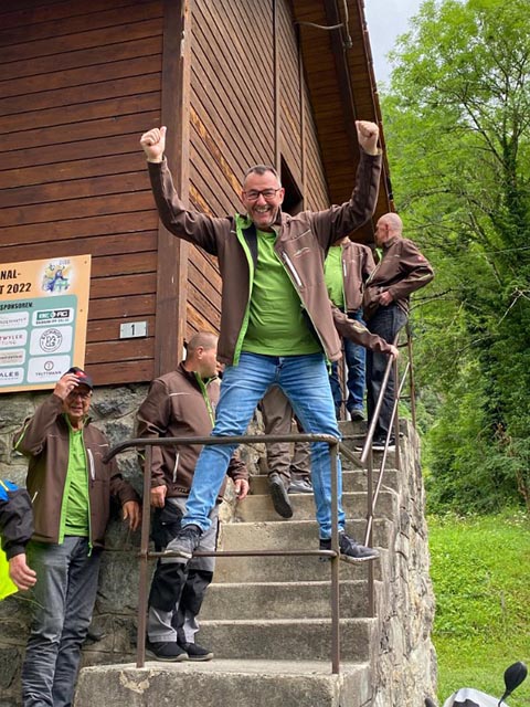 Toni Weiss freute sich über sein hervorragendes Ergebnis. Foto: zVg