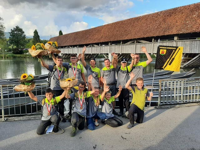 Starke Jungpontoniere aus Schwaderloch. Foto: zVg