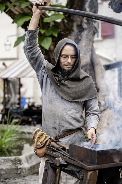 Viel zu sehen gibt es beim Mittelaltermarkt auf Schloss Lenzburg. Foto: zVg