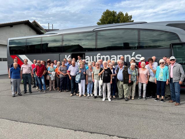Die Zuzger Senioren genossen den Tagesausflug. Foto: Rico Labhardt