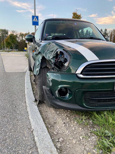 Der Sachschaden ist beträchtlich. Foto: Polizei AG