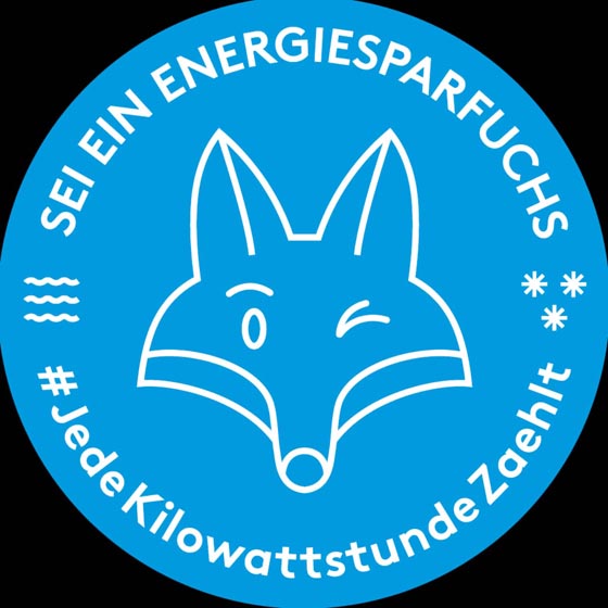 «Energiesparfuchs»-Button. Foto: Copyright © Kanton Aargau