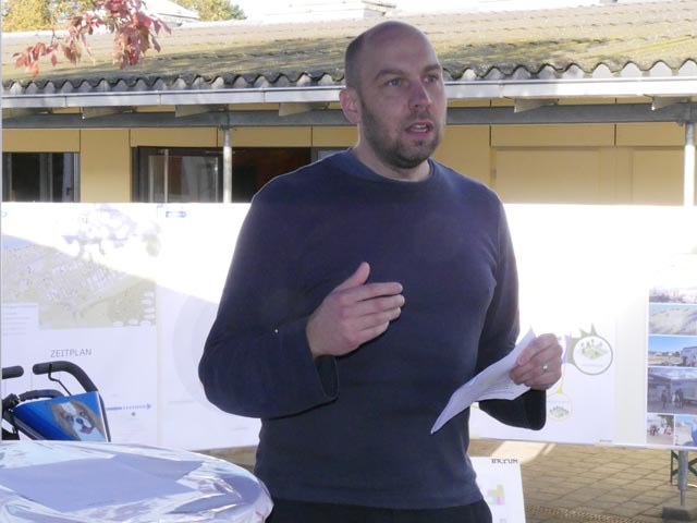 Daniel Baur berichtete über die Gespräche mit den Bürgern. Foto: Jörn Kerckhoff