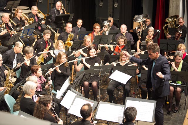 Ein Teil des musiXmaX-Orchesters am Konzert 2022 in Niederlenz. Foto: Eveline Sturzenegger