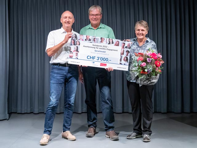 Sozialpreis für das Sprachmobil. Foto: Fabio Baranzini