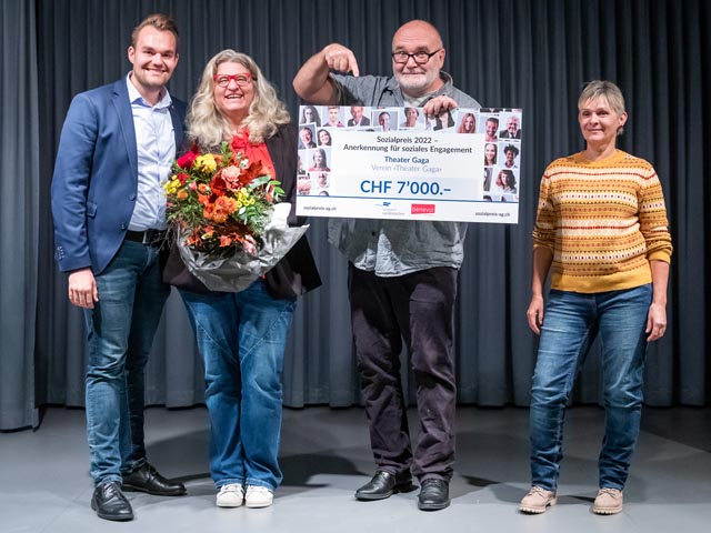 1. Rang für das Theater Gaga. Foto: Fabio Baranzini