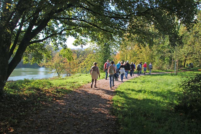 Auf dem Rheinuferweg. Foto: zVg