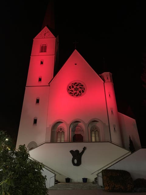 Mit der Beleuchtung wurde ein zeichen gesetzt. Foto: zVg