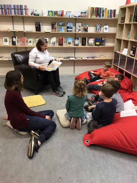 Die Bibliothek Laufenburg beteiligte sich an der Schweizer Erzählnacht. Foto: zVg