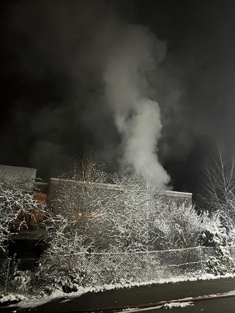 Brandausbruch in Ormalingen. Foto: Polizei BL