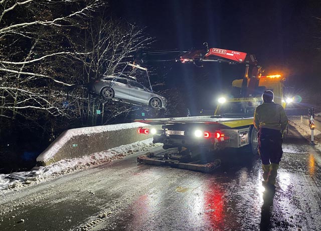 Selbstunfall in Kilchberg. Foto: Polizei BL 