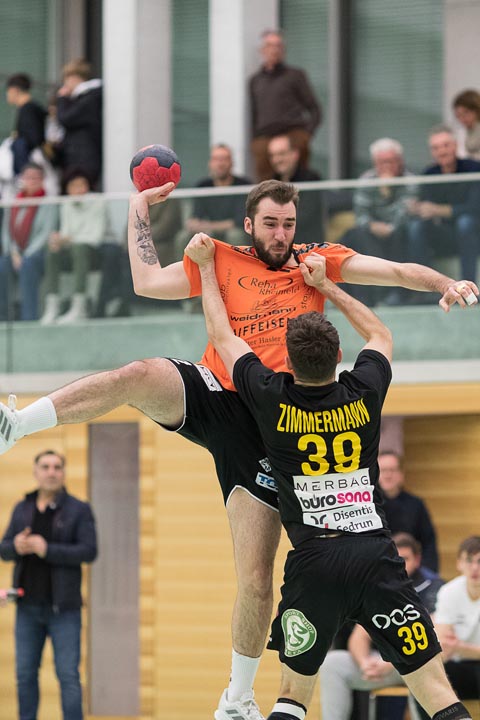 Kaum ein Durchkommen gab es für den TVM gegen den Tabellenführer. Foto: Michi Mahrer