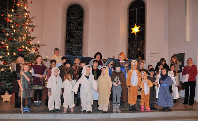 Die Sonntagsschüler berührten die Zuschauer mit ihrem Spiel. Foto: zVg