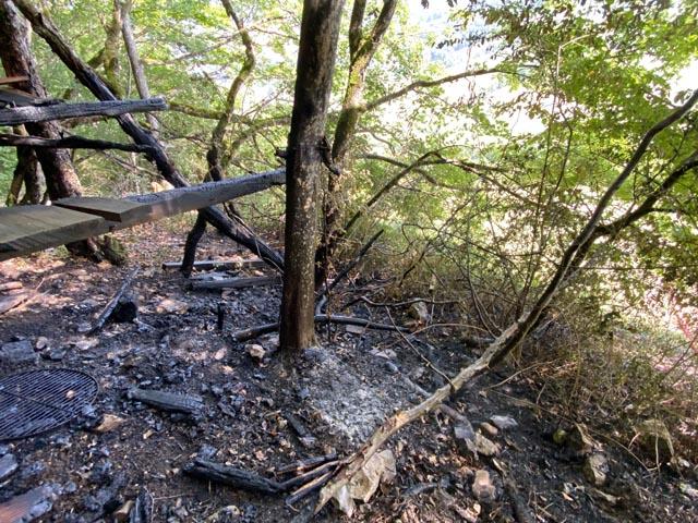 Brand bei der Polenstrasse in Thalheim. Foto: Polizei AG