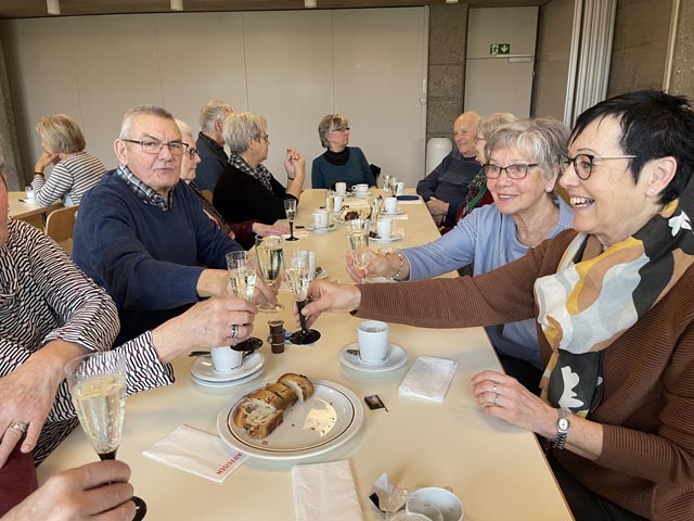 Das SfS-Vereinsjahr ist mit dem Neujahrsapéro optimal gestartet. Foto: zVg